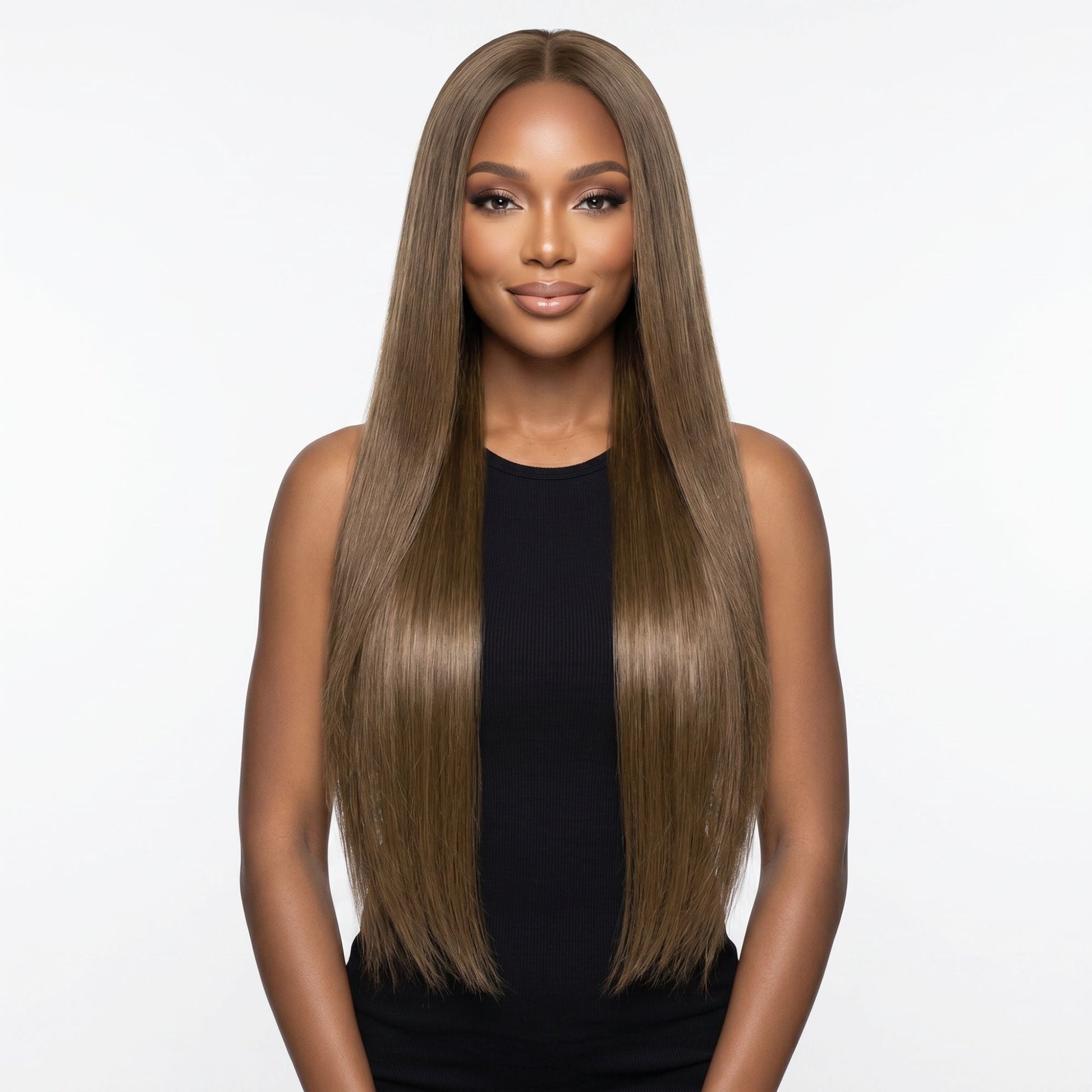 Chocolate Brown Seamless Clip-ins