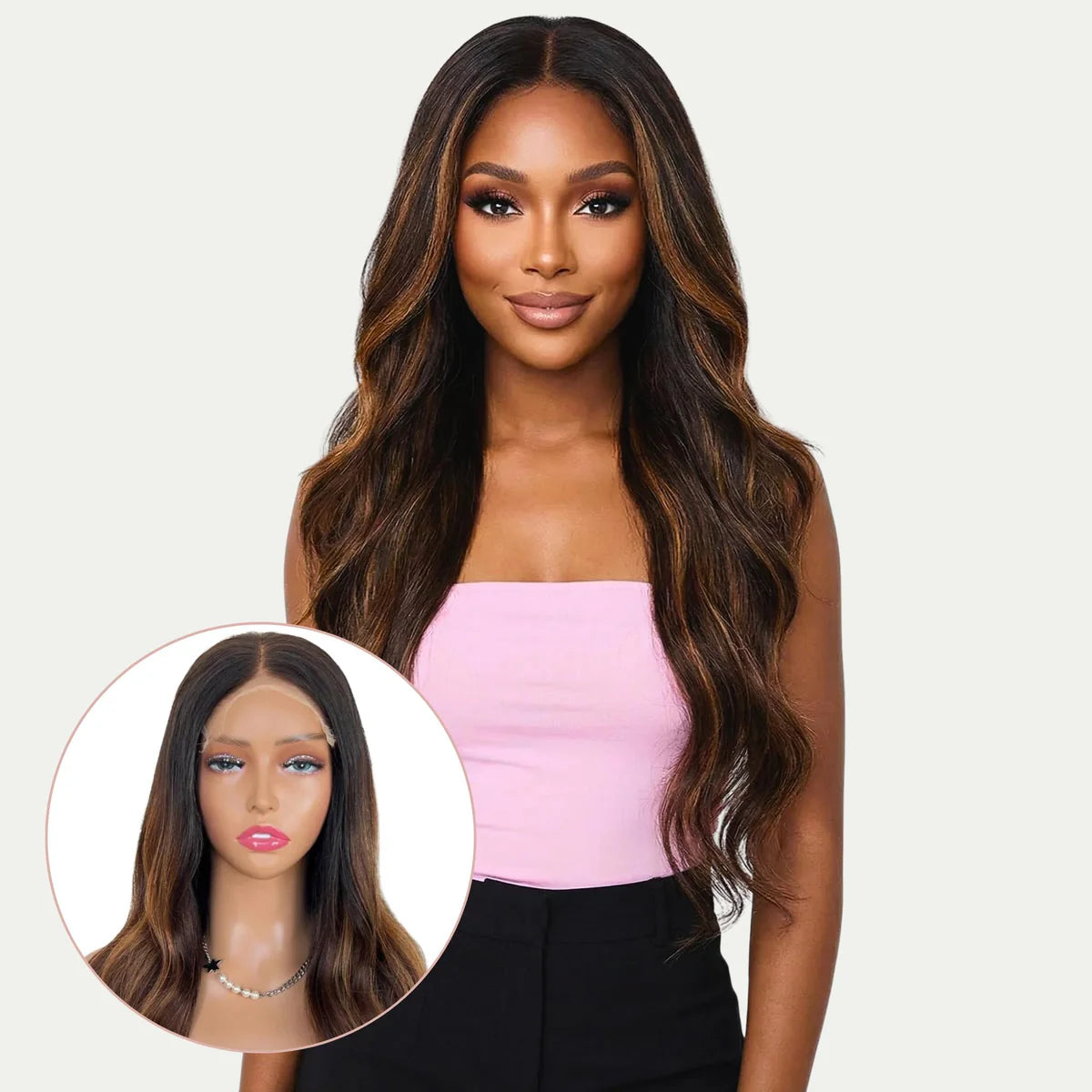 Raw Ava Glueless 5x5 HD Closure Wig